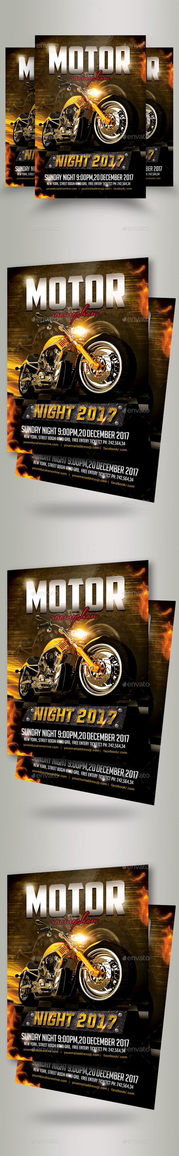 Bike Racing Flyer Template - Sports Events