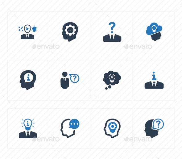 Business Idea Icons (Blue Version) - Business Icons