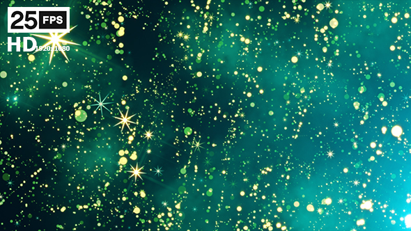 Glitter Star Green HD alt