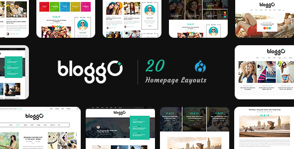 Bloggo - Multipurpose Blog Drupal 8 Theme - Personal Blog / Magazine