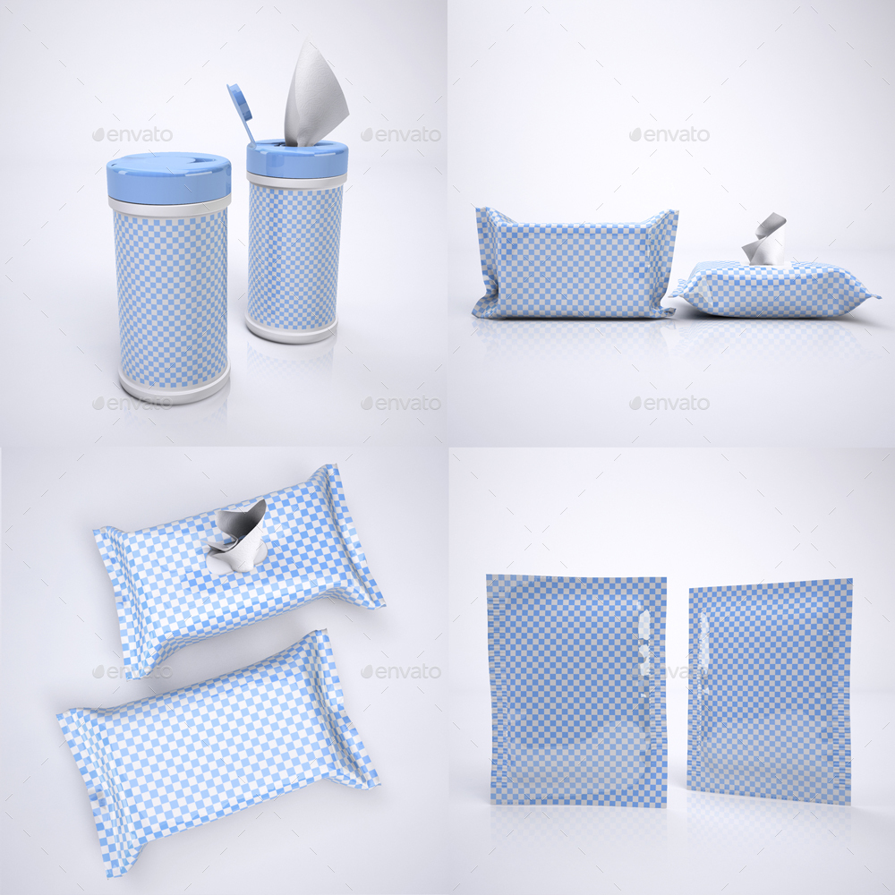 Download Wet Wipes Mock-Up by Sanchi477 | GraphicRiver