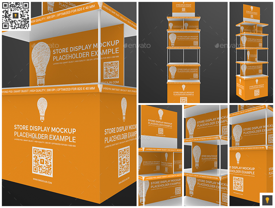Store Display Mockup by shockydesign GraphicRiver