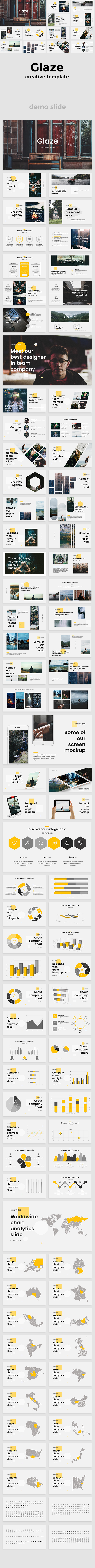 Glaze Creative Powerpoint Template - Creative PowerPoint Templates