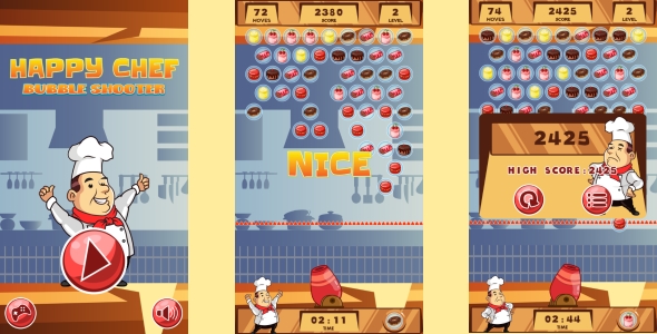 Classic Match3 - HTML5 Game + Mobile version + AdMob (Construct 3 | Construct 2 | Capx) - 11
