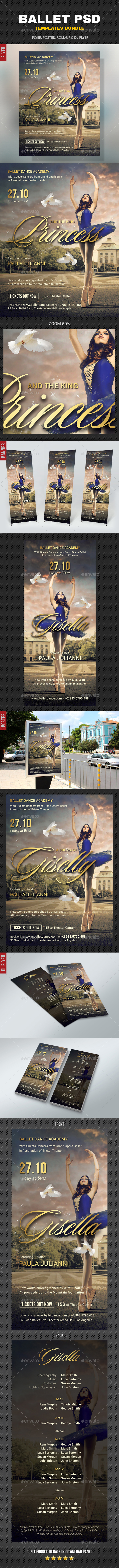 Ballet Bundle - Signage Print Templates
