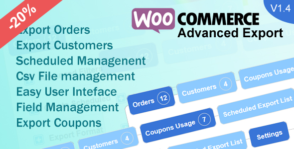 Woocommerce Advanced Export Woocommerce Advanced Export