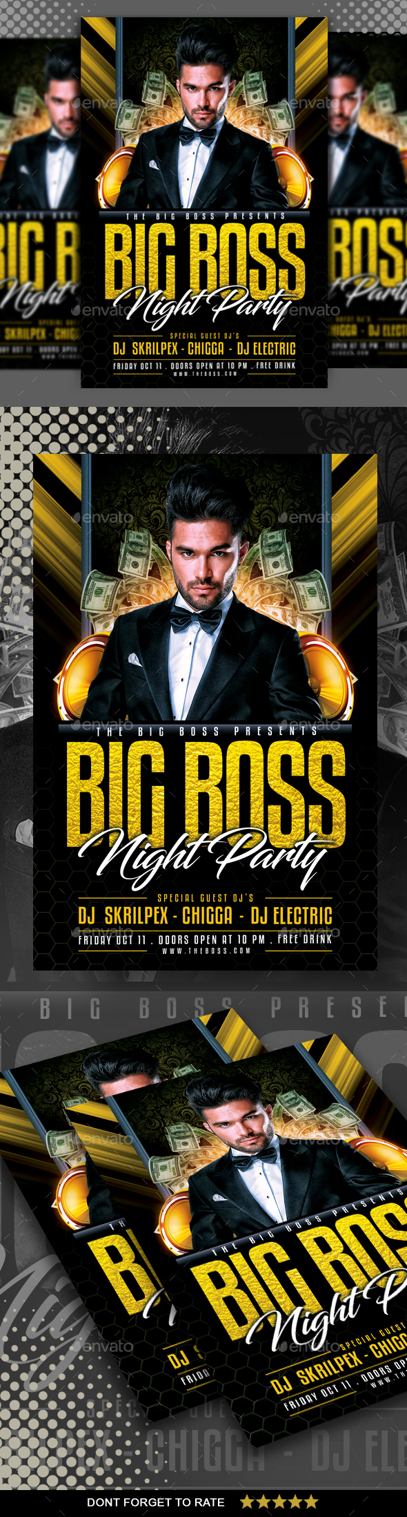 Big Boss Party Flyer - Clubs & Parties Events