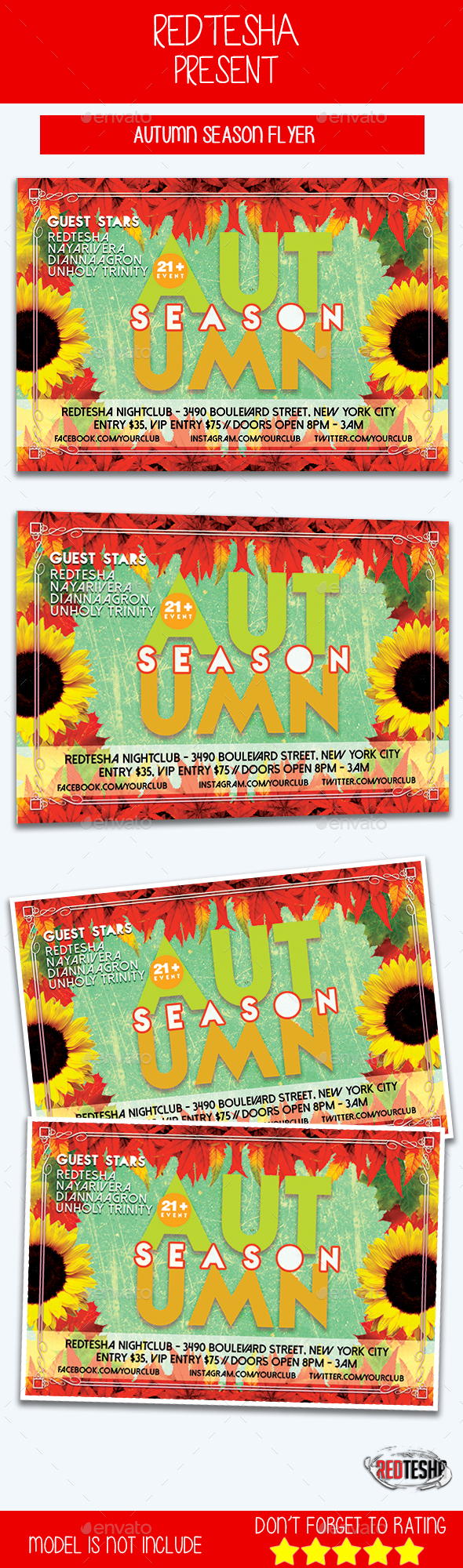 Autumn Season Flyer - Events Flyers