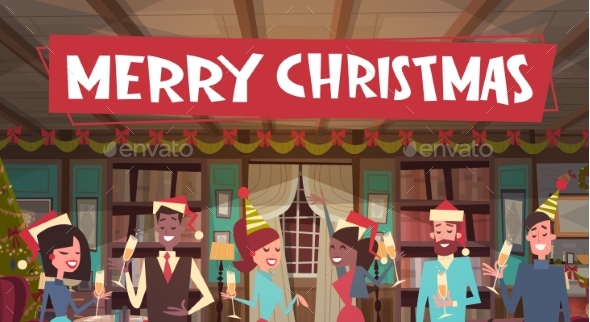 People Celebrate Merry Christmas - Christmas Seasons/Holidays