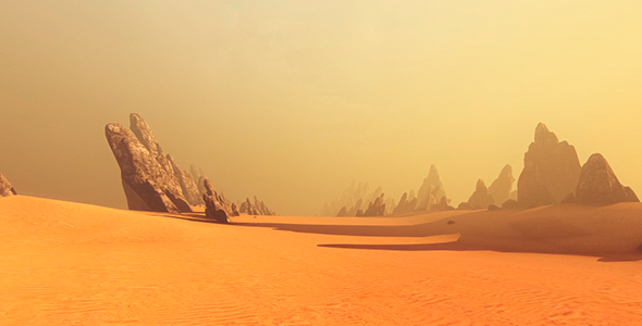 Futuristic Landscape, Motion Graphics | VideoHive