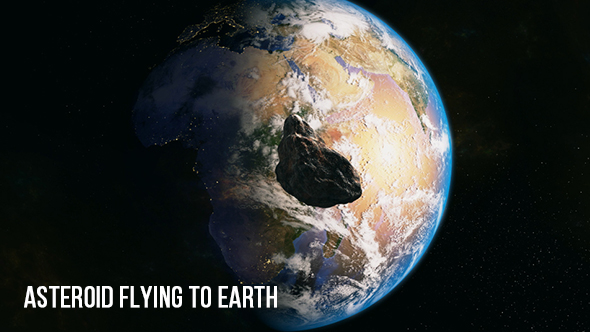 Asteroid Flying To Earth alt