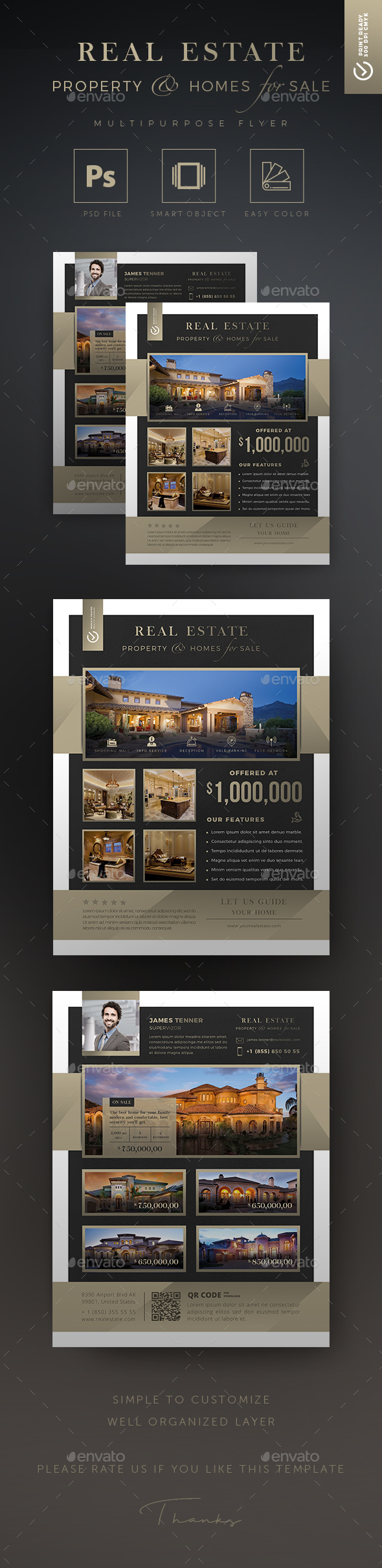 Realty - Creative Real Estate Flyer - Flyers Print Templates