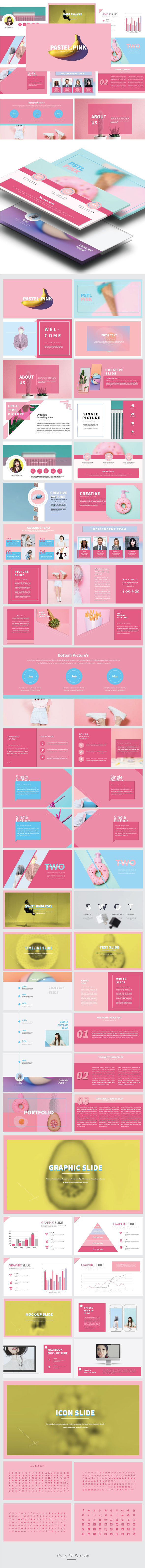 Pstl Pink - Creative Google Slide Presentation Templates - Google Slides Presentation Templates