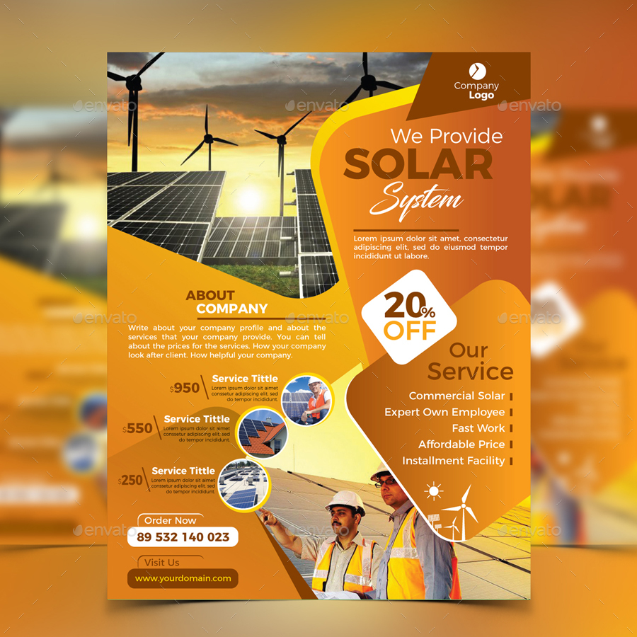 Solar Flyer Templates Free Download Nisma Info