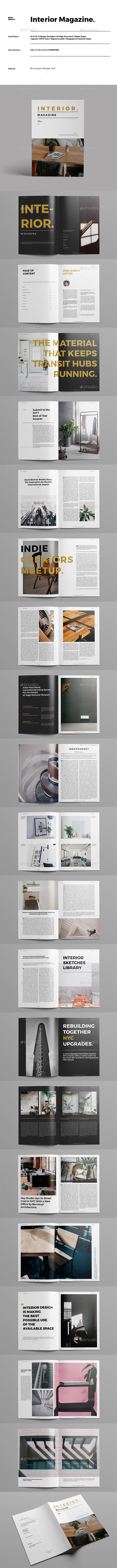 Interior Magazine - Magazines Print Templates