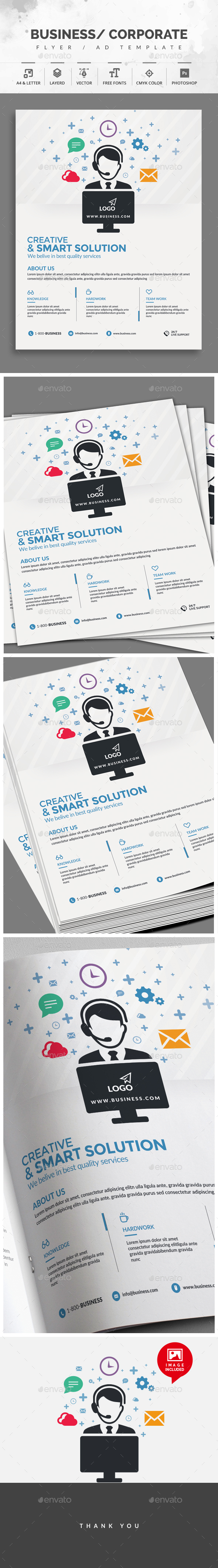Customer Services Flyer - Corporate Flyers