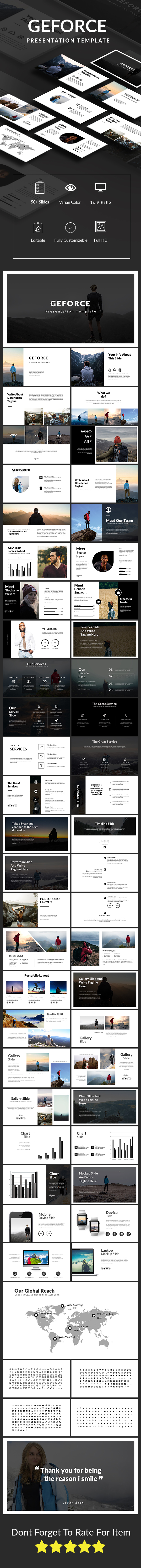 Geforce Presentation Template - Keynote Templates Presentation Templates