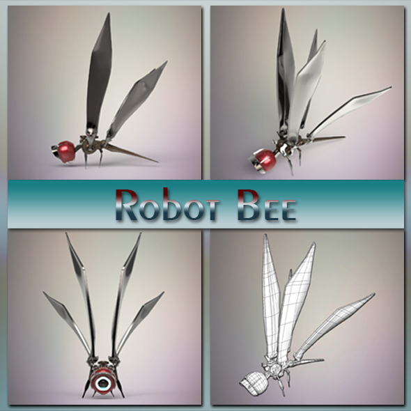 Robot bee - 3Docean 19538144