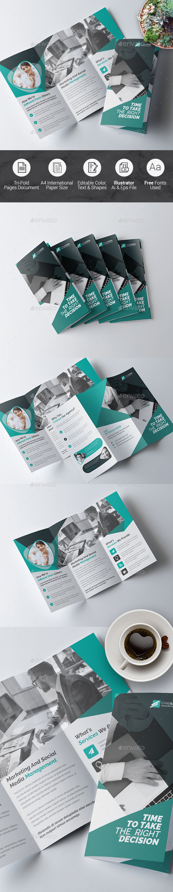 GraphicRiver Corporate Tri fold Brochure 20784094
