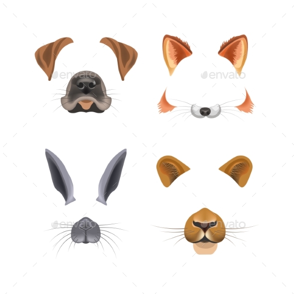 GraphicRiver Animal Face Video Chat or Selfie Photo Filter 20784469 GraphicRiver Animal Face Video Chat or Selfie Photo Filter 20784469
