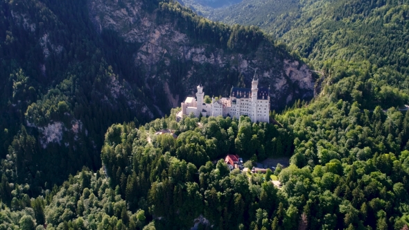 Neuschwanstein Castle Bavarian Alps Germany, Stock Footage | VideoHive