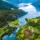 Lovatnet Lake Beautiful Nature Norway - VideoHive Item for Sale
