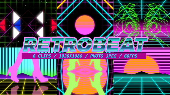Retro Beat Vj Pack, Motion Graphics | VideoHive