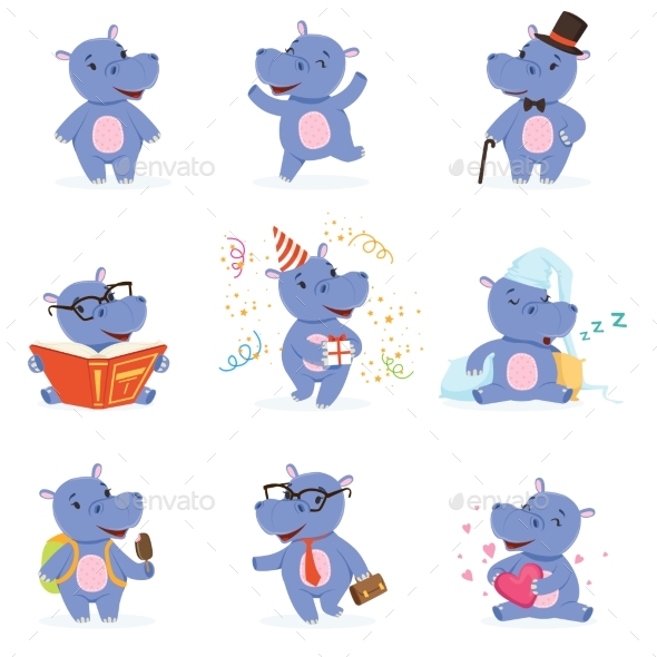 Baby Behemoth Character in Action - Animals Characters