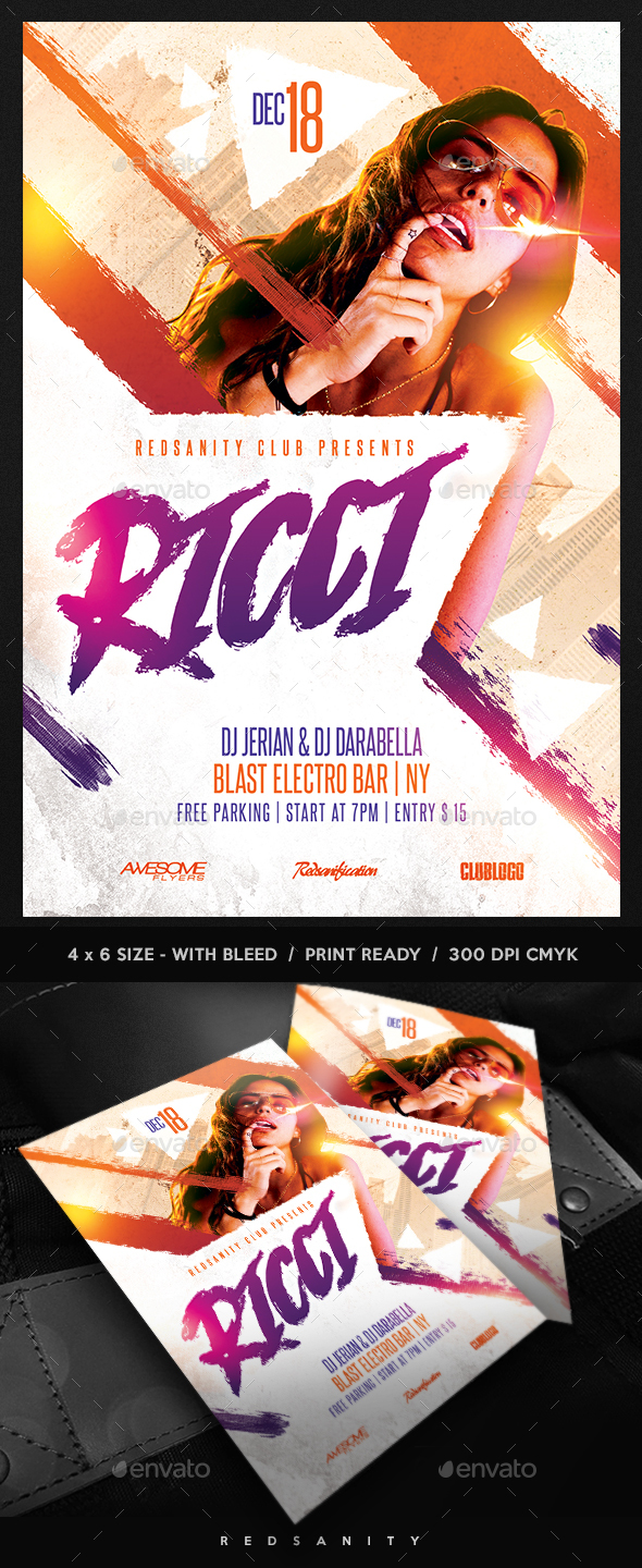 Guest DJ / Artist Flyer - Clubs & Parties Events
