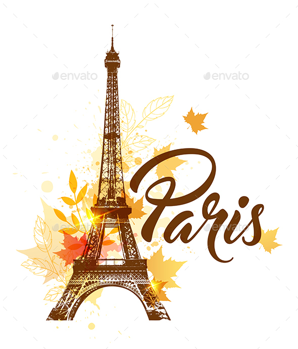 Autumn Paris Background - Travel Conceptual