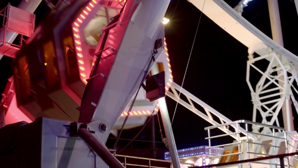 Happy Beautiful Day in Amusement Park