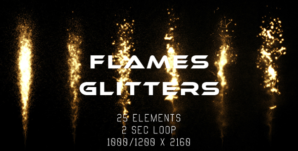 Flames and Glitters