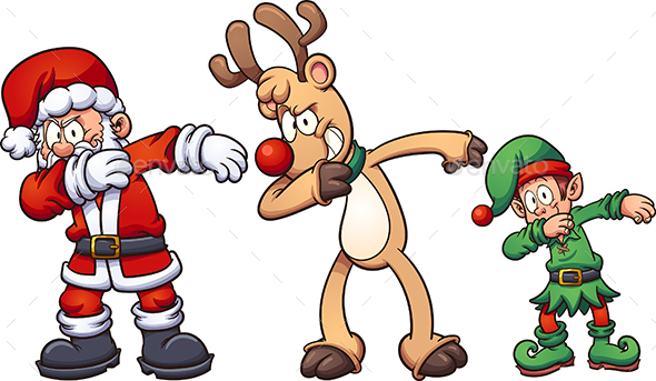 Christmas Dabbing - Christmas Seasons/Holidays