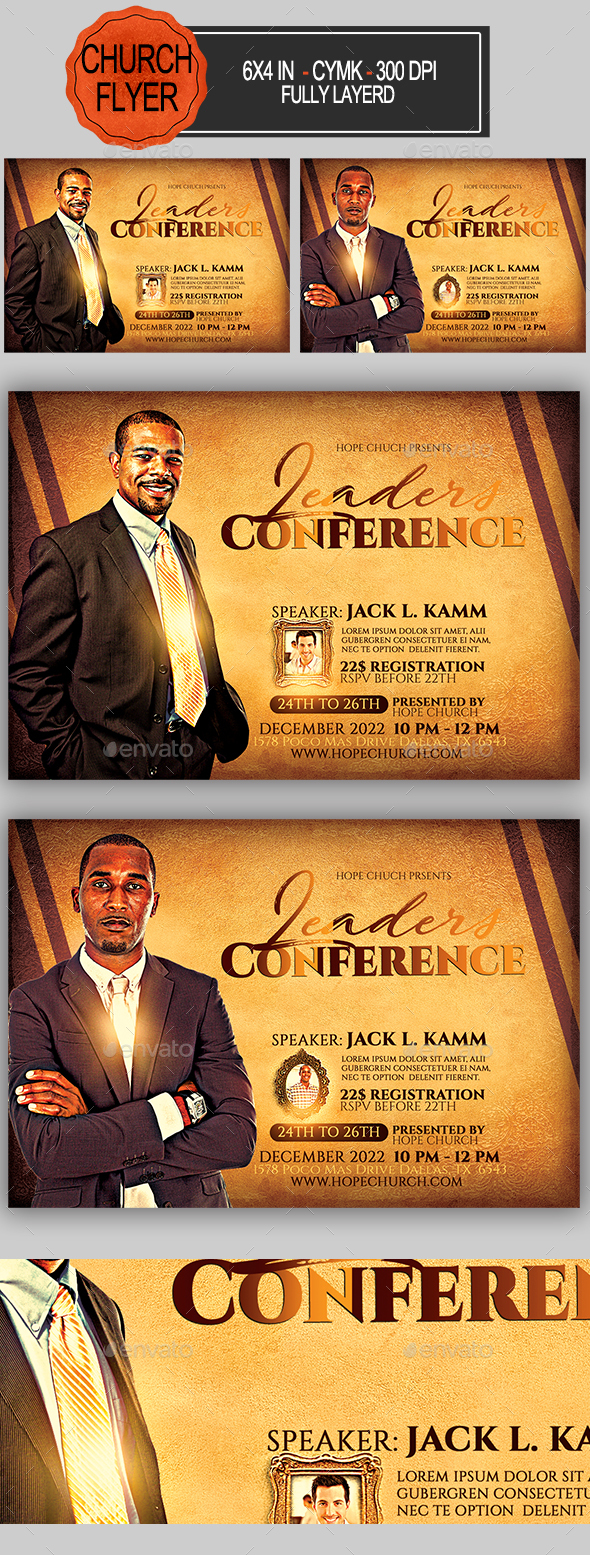 Leaders Conference Flyer - Church Flyers