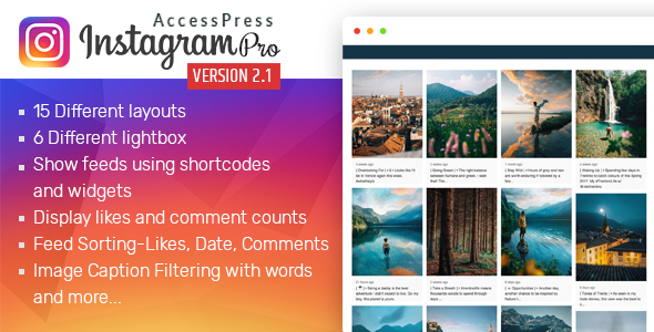 AccessPress Instagram Feed Pro by AccessKeys | CodeCanyon