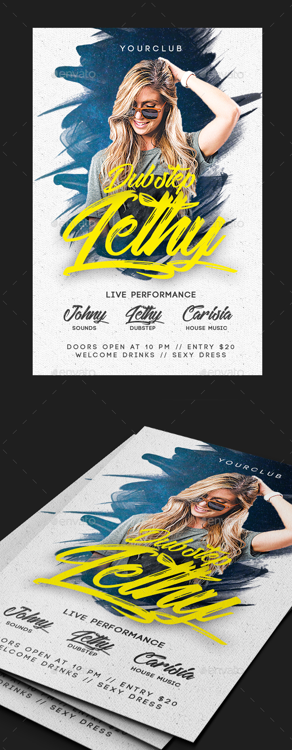 DJ Flyer - Clubs & Parties Events