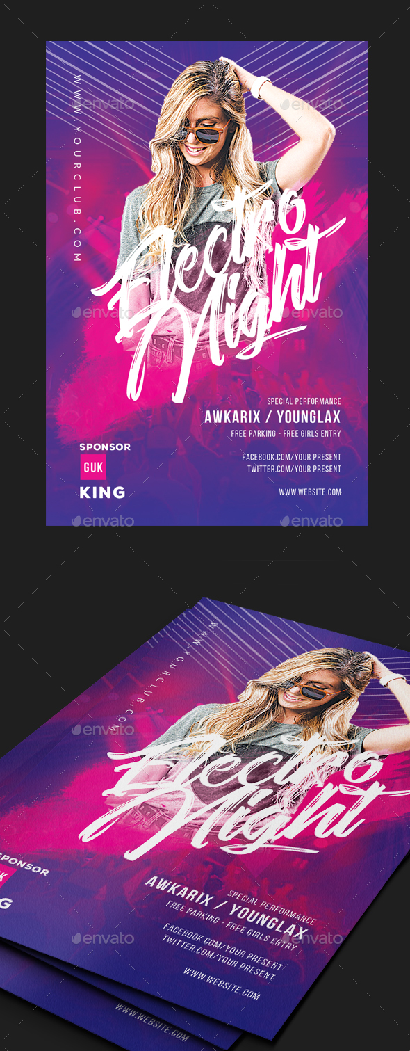 DJ Club Flyer - Clubs & Parties Events