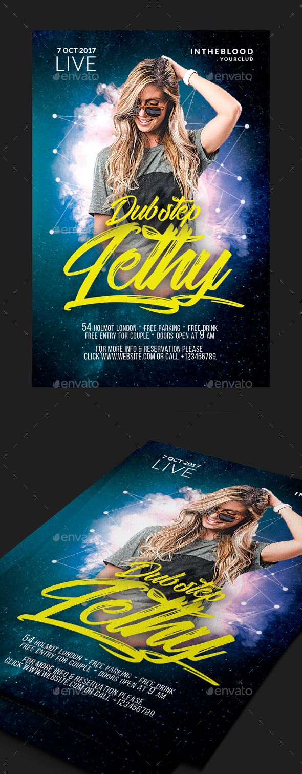 DJ Flyer - Clubs & Parties Events