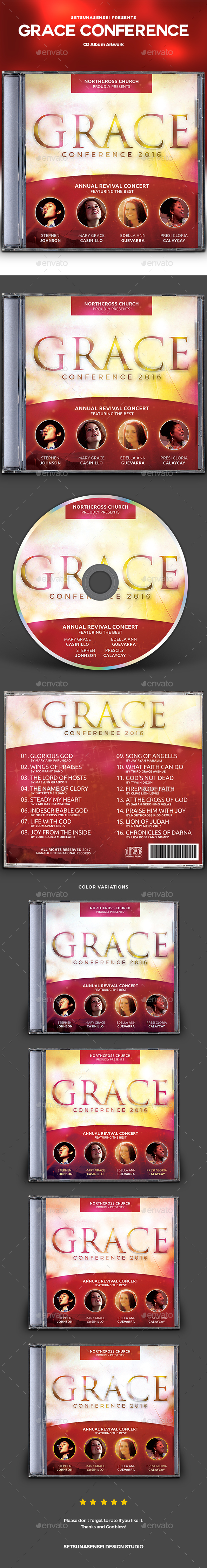 GraphicRiver Grace Conference CD Album Artwork 20791688 GraphicRiver Grace Conference CD Album Artwork 20791688