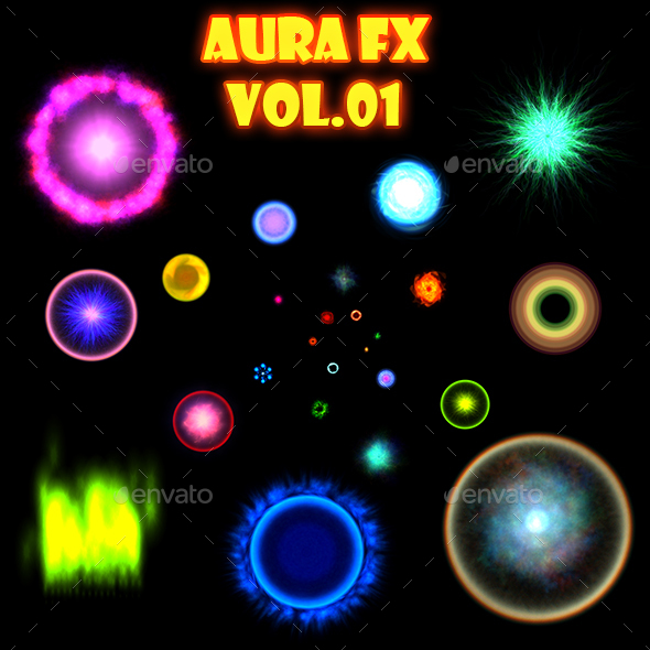 Aura FX Vol 01 - Sprites Game Assets