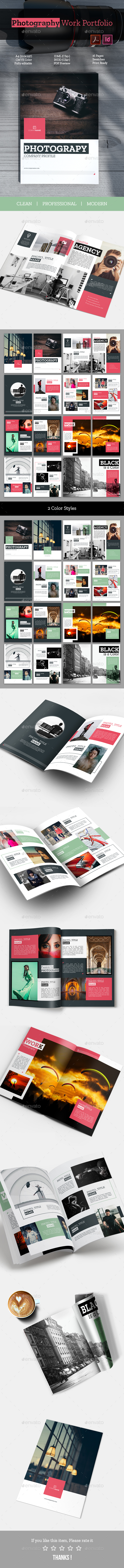 Photography Work Portfolio - Portfolio Brochures