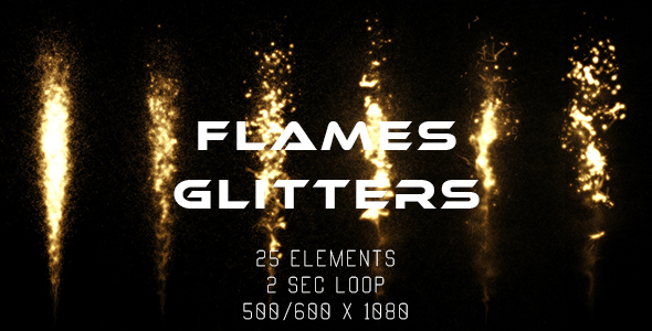 Flames and Glitters