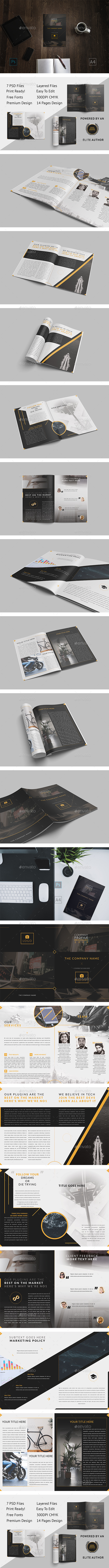 Brochure - GoDesign Bi-Fold Template - Brochures Print Templates