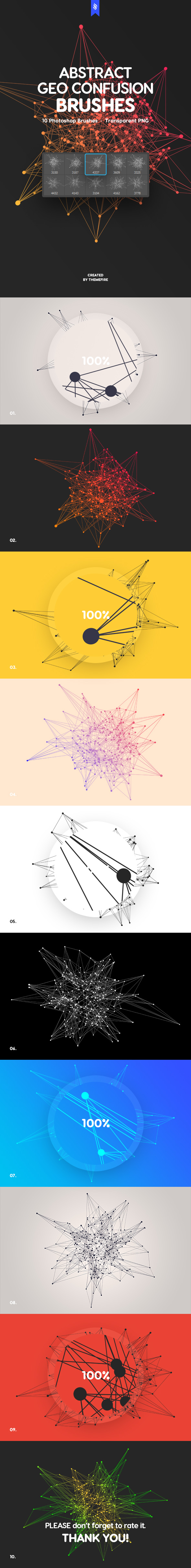 Geometrical Confusion Brushes - Abstract Brushes