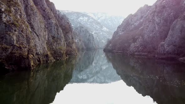 River Reflections In The Matka Canyon alt