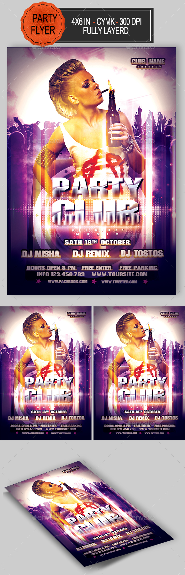 Club Flyer - Clubs & Parties Events