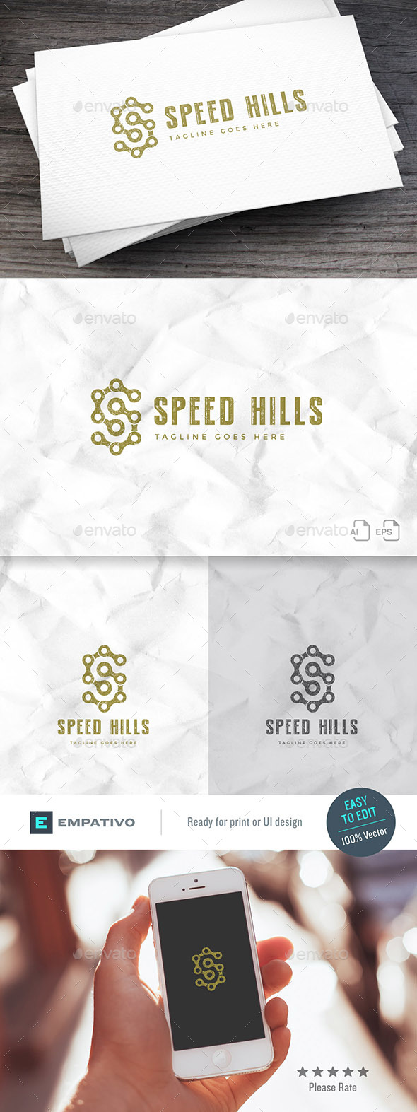 Speed Hills Logo Template