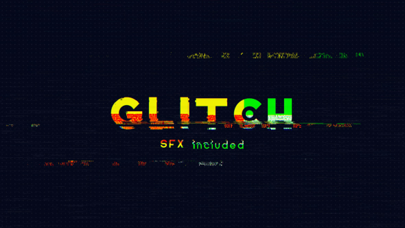 Glitch Logo Opener