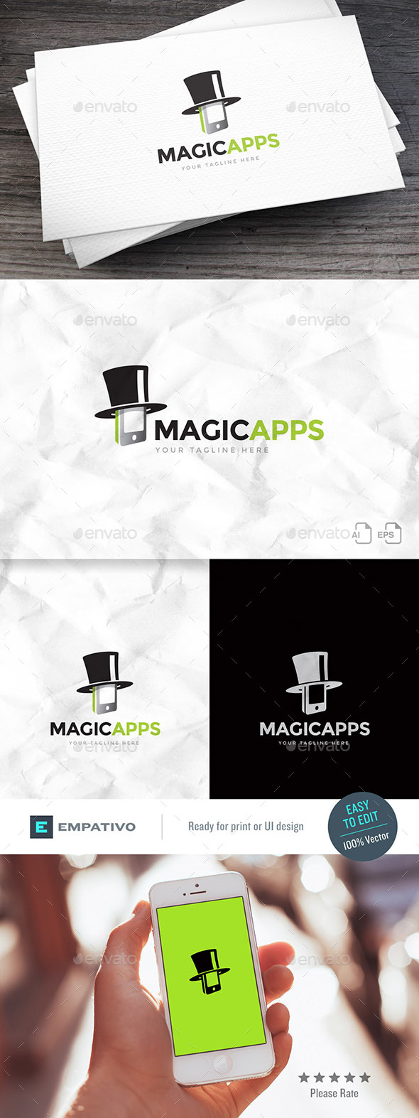 Magic Apps Logo Template - Objects Logo Templates