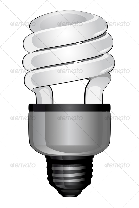 Light bulb - Objects Vectors